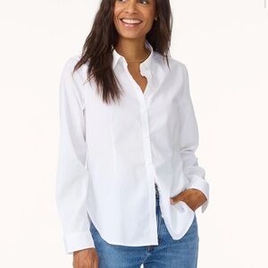 Elegant White Women's Blouse